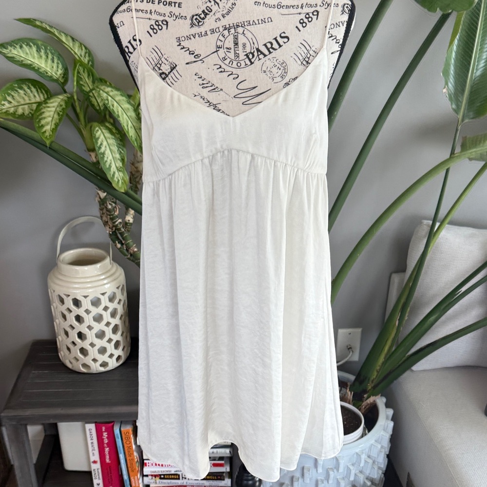Wilfred Ivory Spaghetti Strap Mini Dress - Picture 4 of 11